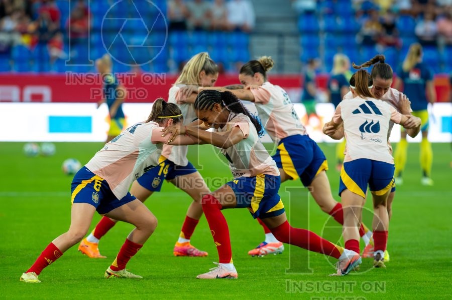 UEFA WOMEN’S NATIONS LEAGUE 2025 SEMIFINAL SPAIN VS SWEDEN