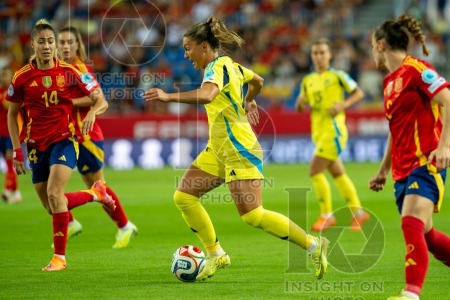 UEFA WOMEN’S NATIONS LEAGUE 2025 SEMIFINAL SPAIN VS SWEDEN