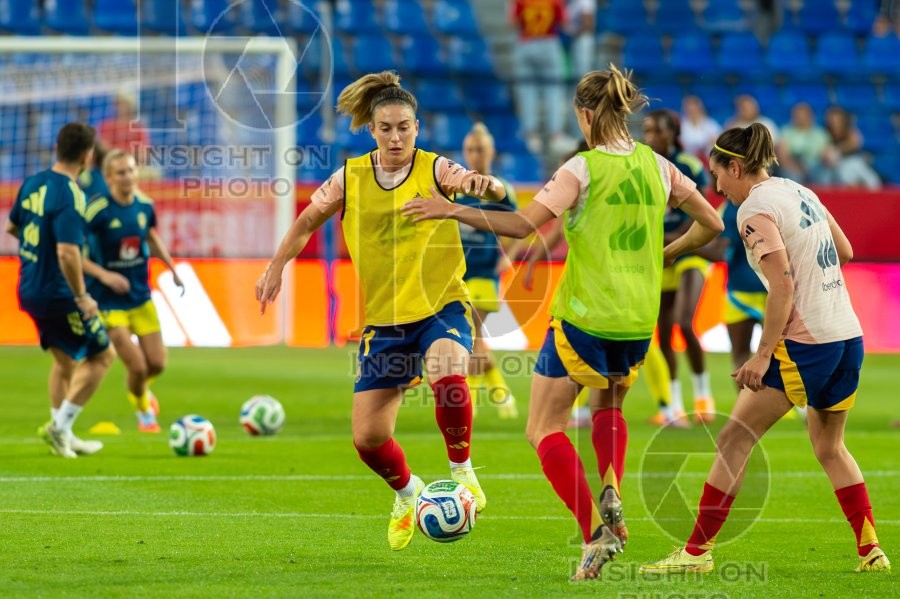 UEFA WOMEN’S NATIONS LEAGUE 2025 SEMIFINAL SPAIN VS SWEDEN
