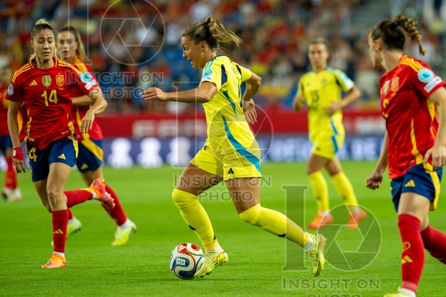 UEFA WOMEN’S NATIONS LEAGUE 2025 SEMIFINAL SPAIN VS SWEDEN