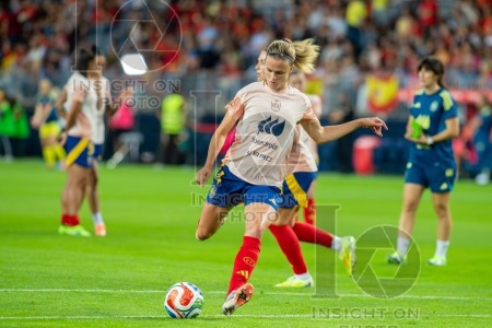 UEFA WOMEN’S NATIONS LEAGUE 2025 SEMIFINAL SPAIN VS SWEDEN