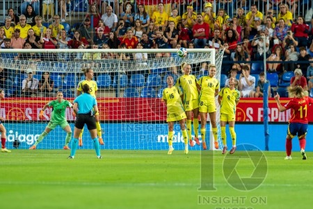 UEFA WOMEN’S NATIONS LEAGUE 2025 SEMIFINAL SPAIN VS SWEDEN
