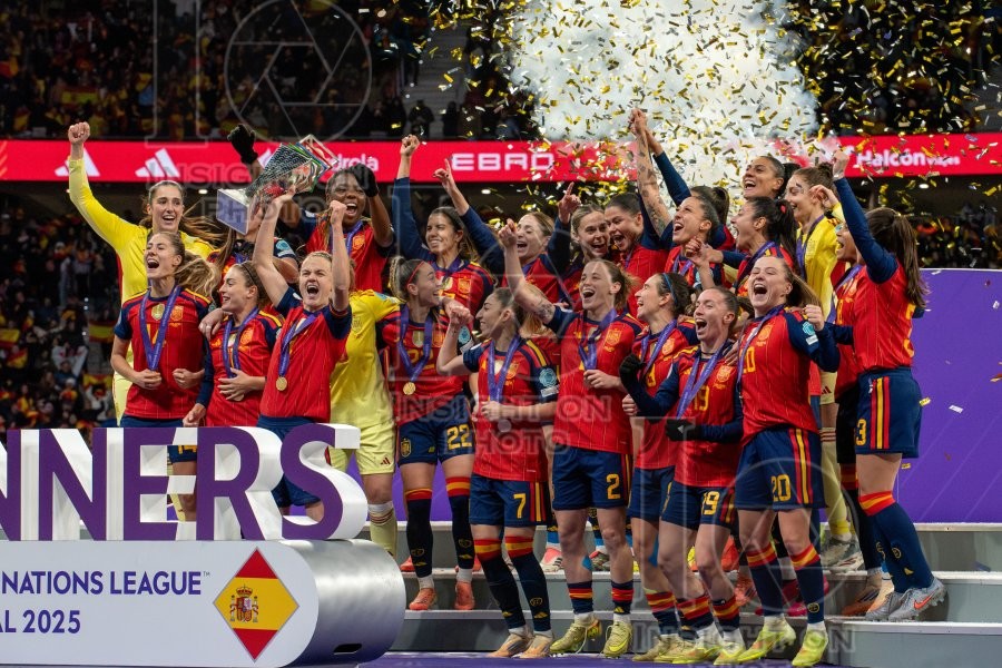 UEFA WOMEN’S NATIONS LEAGUE 2025 FINAL SPAIN VS GERMANY