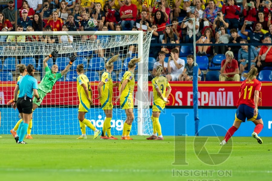 UEFA WOMEN’S NATIONS LEAGUE 2025 SEMIFINAL SPAIN VS SWEDEN