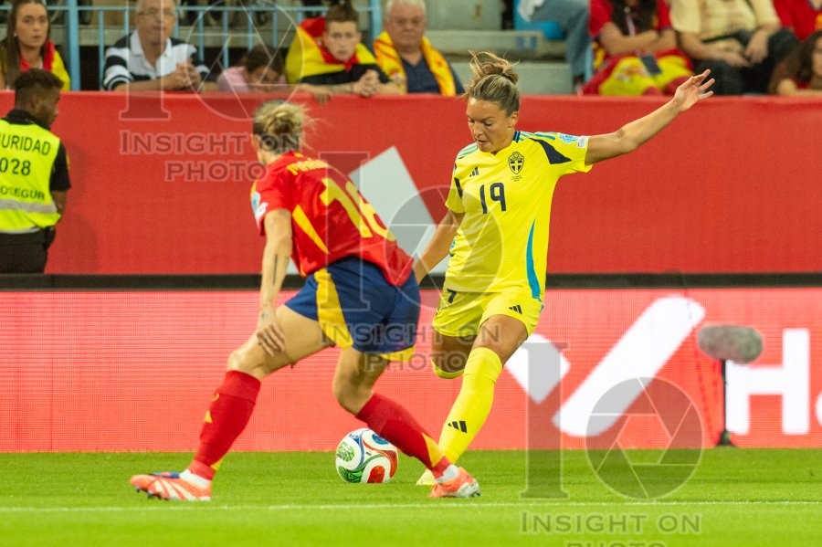 UEFA WOMEN’S NATIONS LEAGUE 2025 SEMIFINAL SPAIN VS SWEDEN