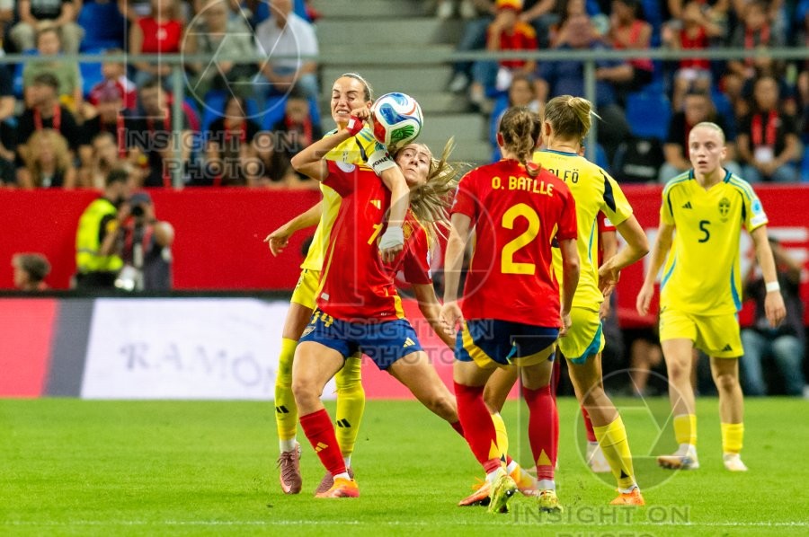 UEFA WOMEN’S NATIONS LEAGUE 2025 SEMIFINAL SPAIN VS SWEDEN