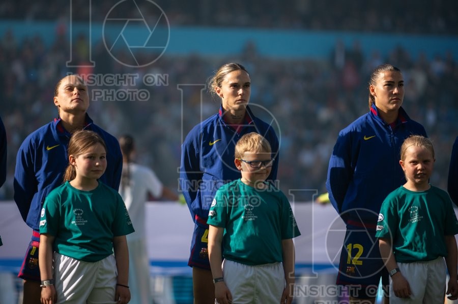2026 Womens Champions League Final Football FC Barcelona v OL Lyonnes May 23rd