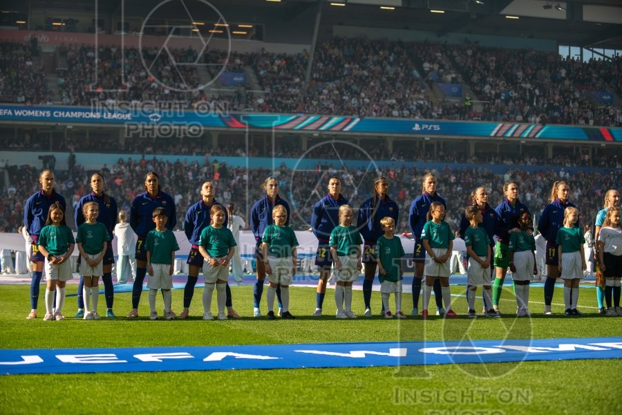 2026 Womens Champions League Final Football FC Barcelona v OL Lyonnes May 23rd