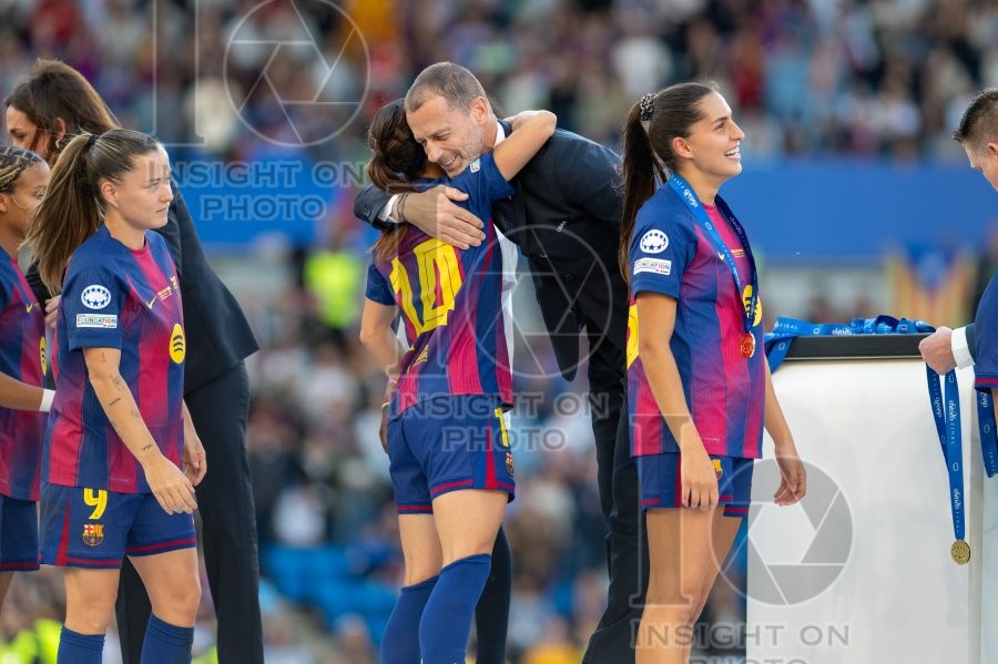 2026 Womens Champions League Final Football FC Barcelona v OL Lyonnes May 23rd