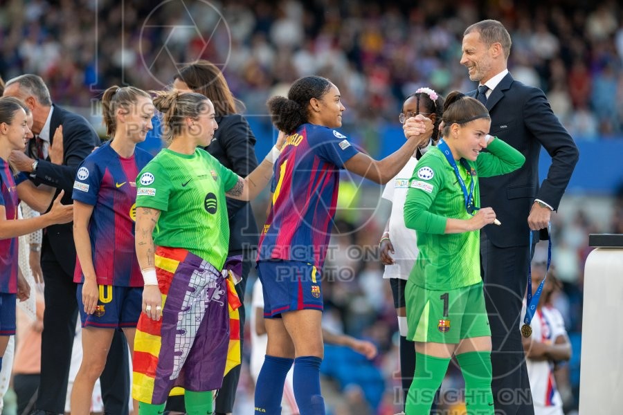 2026 Womens Champions League Final Football FC Barcelona v OL Lyonnes May 23rd