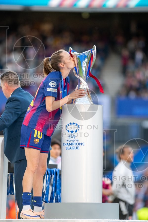 2026 Womens Champions League Final Football FC Barcelona v OL Lyonnes May 23rd