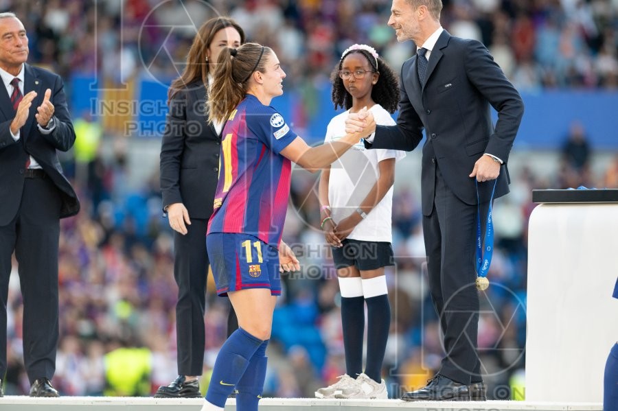 2026 Womens Champions League Final Football FC Barcelona v OL Lyonnes May 23rd