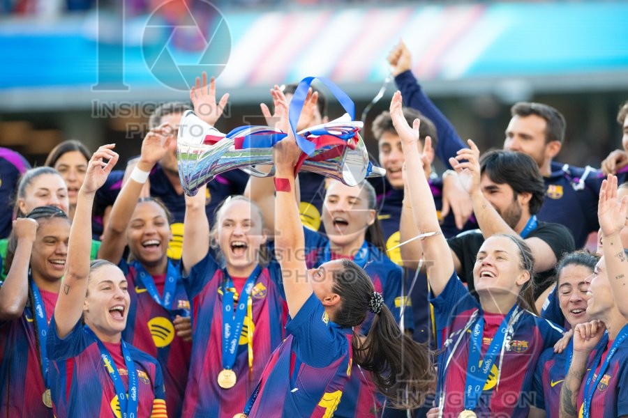 2026 Womens Champions League Final Football FC Barcelona v OL Lyonnes May 23rd