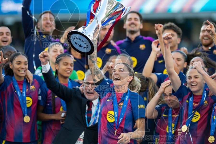 2026 Womens Champions League Final Football FC Barcelona v OL Lyonnes May 23rd
