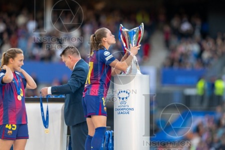 2026 Womens Champions League Final Football FC Barcelona v OL Lyonnes May 23rd