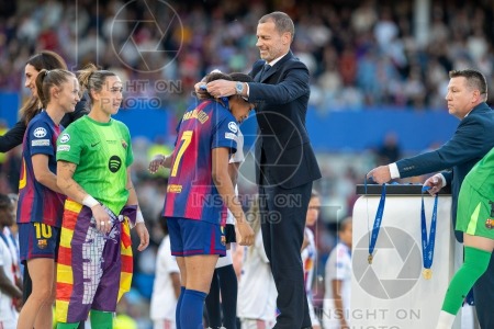2026 Womens Champions League Final Football FC Barcelona v OL Lyonnes May 23rd