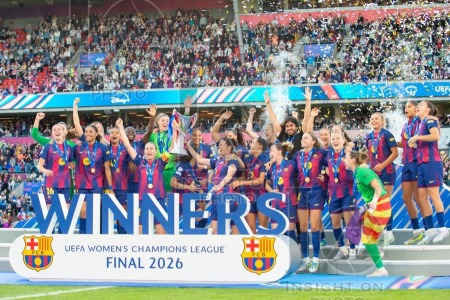 2026 Womens Champions League Final Football FC Barcelona v OL Lyonnes May 23rd