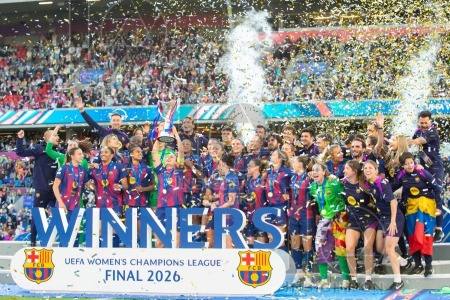 2026 Womens Champions League Final Football FC Barcelona v OL Lyonnes May 23rd