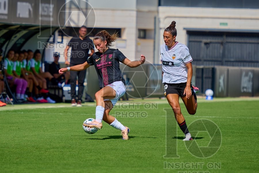VCF Femenino v Madrid CFF, Liga F Moeve Women’s football, Valencia, Spain