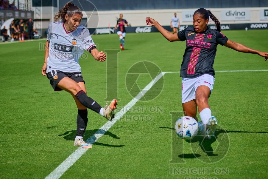 VCF Femenino v Madrid CFF, Liga F Moeve Women’s football, Valencia, Spain