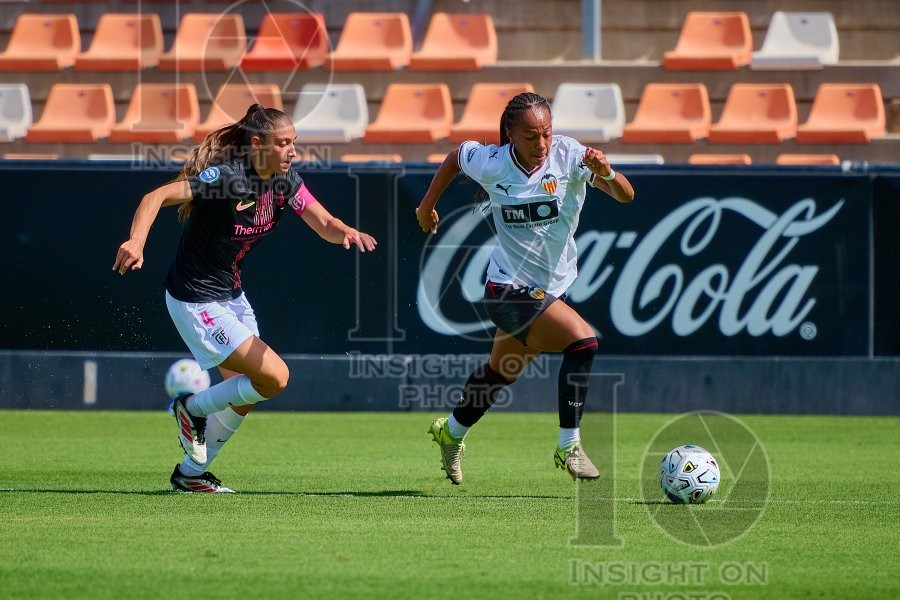 VCF Femenino v Madrid CFF, Liga F Moeve Women’s football, Valencia, Spain
