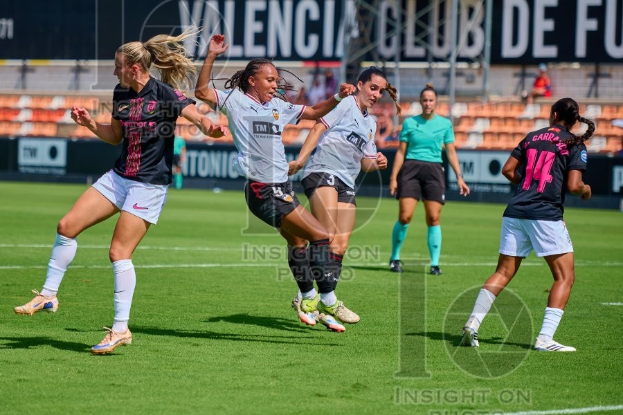 VCF Femenino v Madrid CFF, Liga F Moeve Women’s football, Valencia, Spain