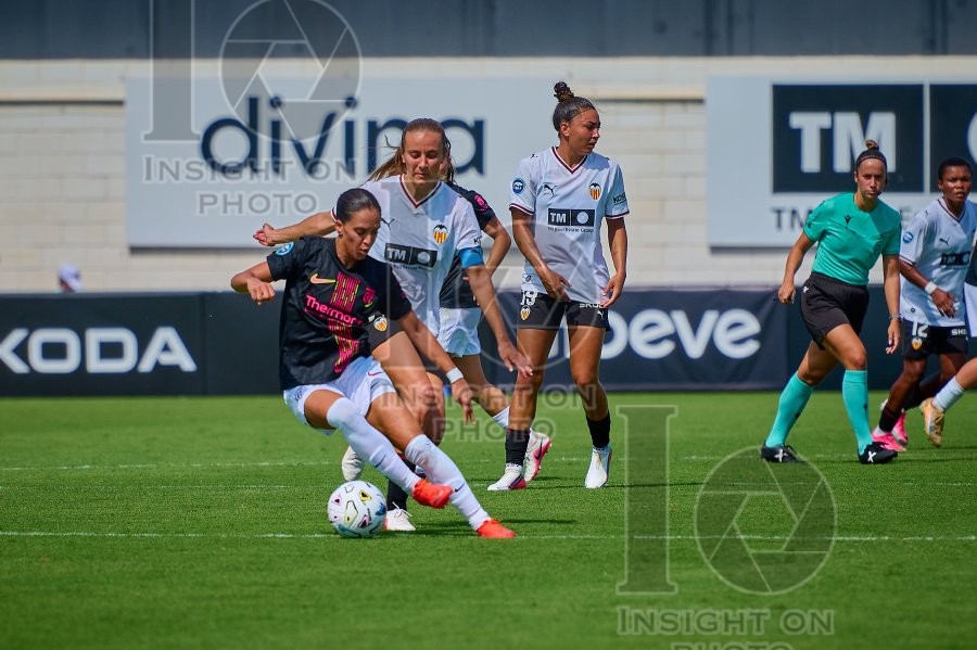 VCF Femenino v Madrid CFF, Liga F Moeve Women’s football, Valencia, Spain