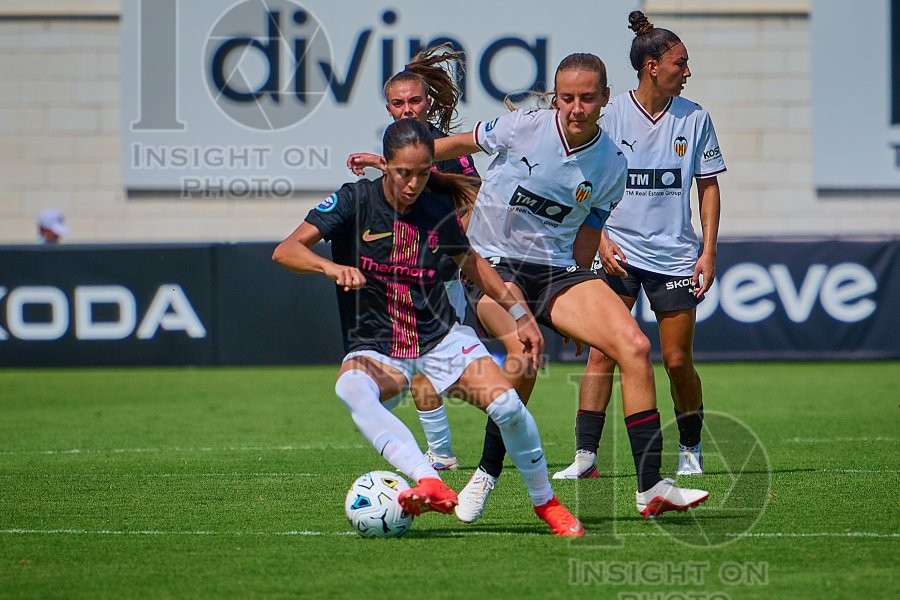 VCF Femenino v Madrid CFF, Liga F Moeve Women’s football, Valencia, Spain