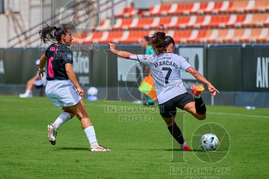 VCF Femenino v Madrid CFF, Liga F Moeve Women’s football, Valencia, Spain