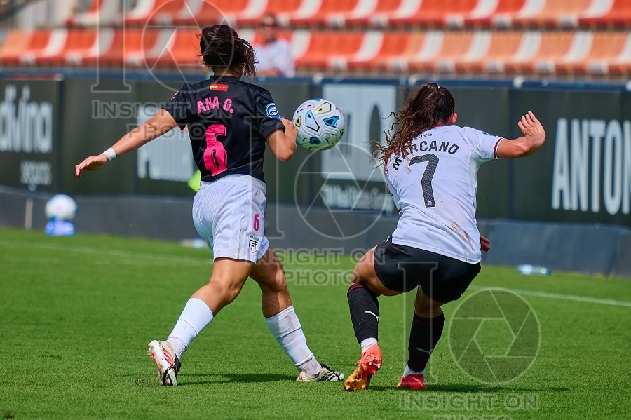 VCF Femenino v Madrid CFF, Liga F Moeve Women’s football, Valencia, Spain
