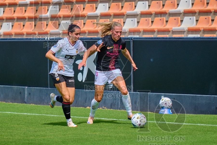 VCF Femenino v Madrid CFF, Liga F Moeve Women’s football, Valencia, Spain