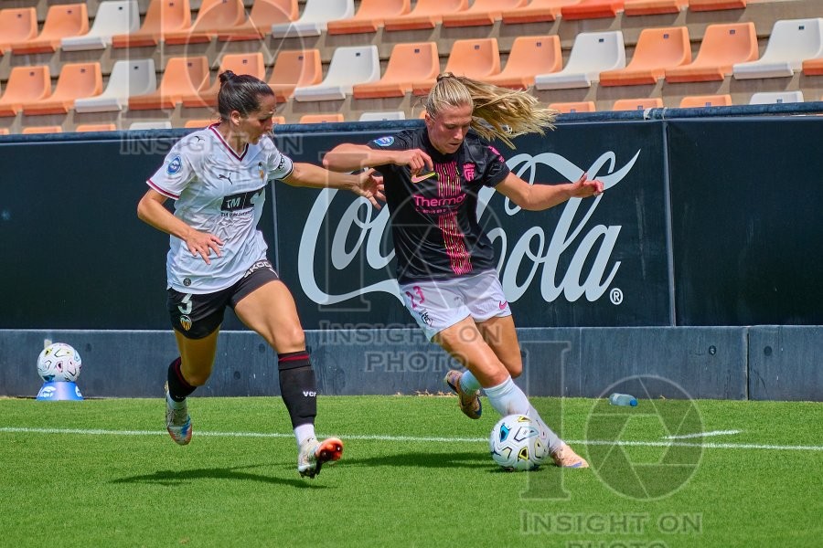 VCF Femenino v Madrid CFF, Liga F Moeve Women’s football, Valencia, Spain