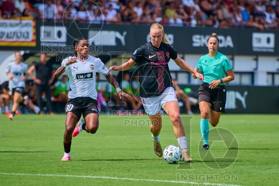 VCF Femenino v Madrid CFF, Liga F Moeve Women’s football, Valencia, Spain