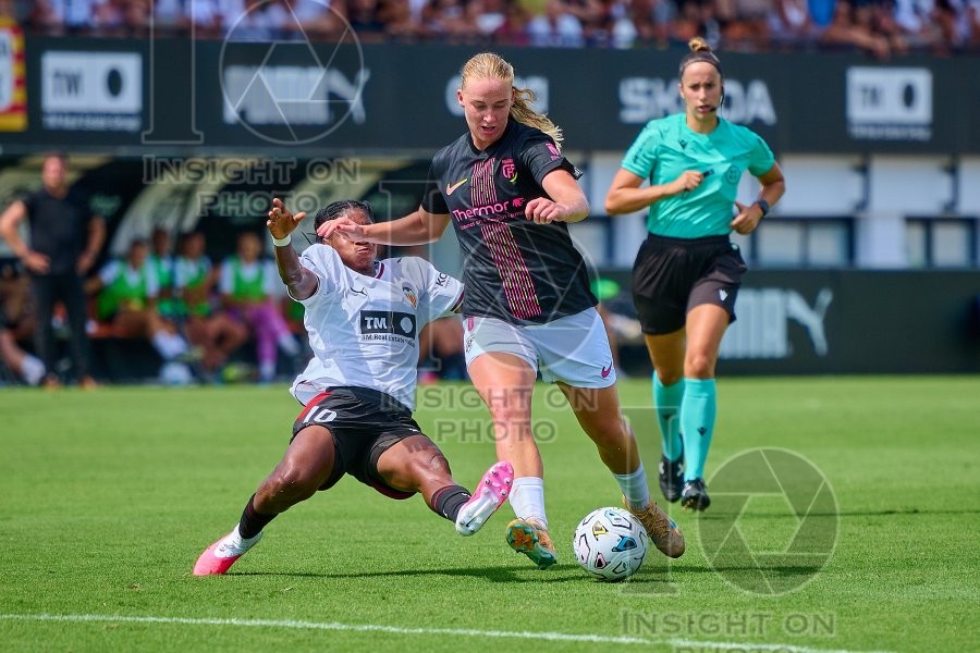 VCF Femenino v Madrid CFF, Liga F Moeve Women’s football, Valencia, Spain