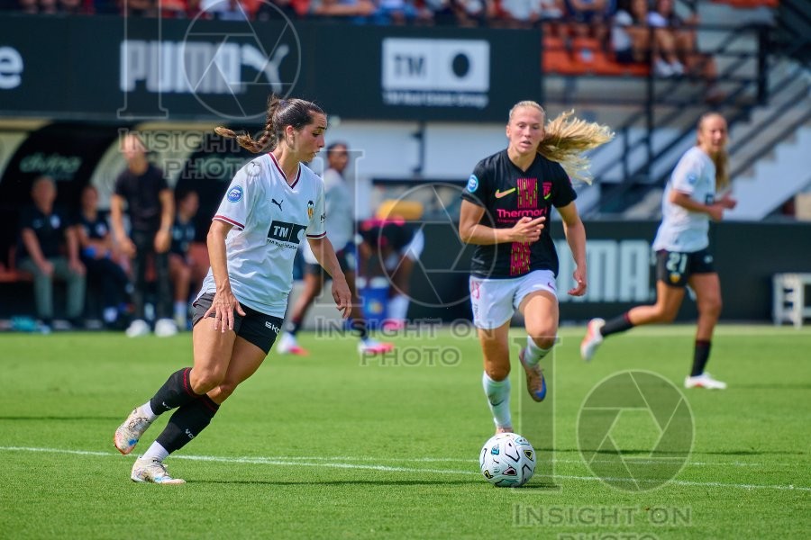 VCF Femenino v Madrid CFF, Liga F Moeve Women’s football, Valencia, Spain