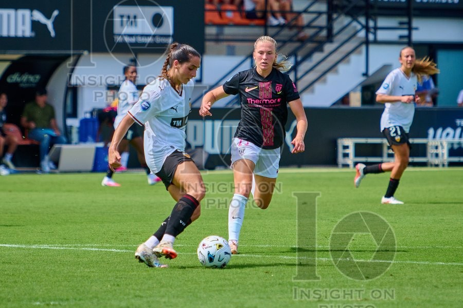 VCF Femenino v Madrid CFF, Liga F Moeve Women’s football, Valencia, Spain