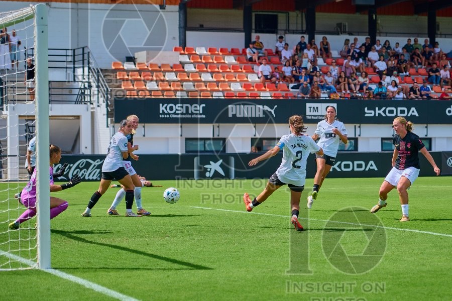 VCF Femenino v Madrid CFF, Liga F Moeve Women’s football, Valencia, Spain