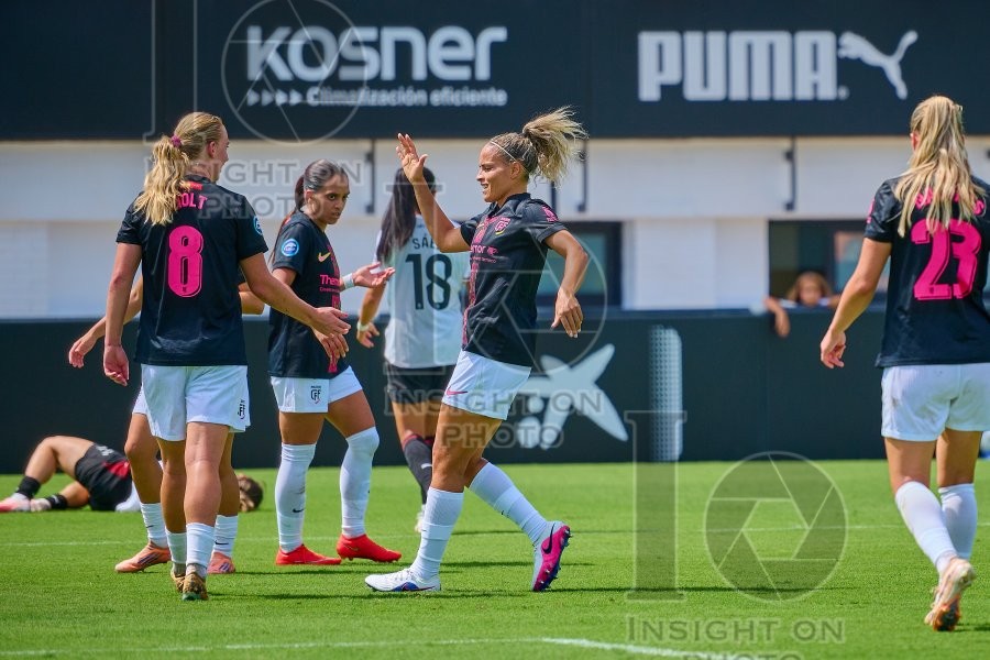 VCF Femenino v Madrid CFF, Liga F Moeve Women’s football, Valencia, Spain