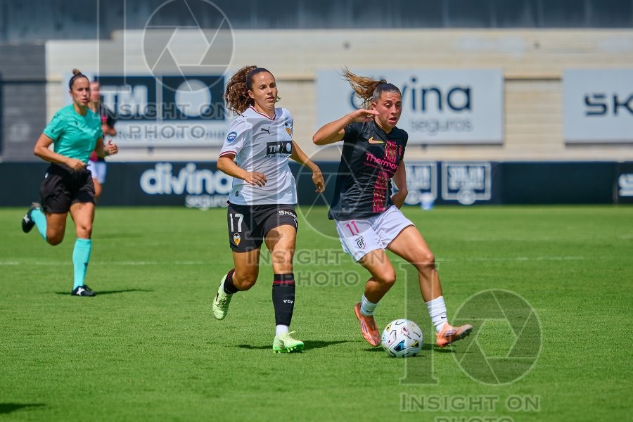 VCF Femenino v Madrid CFF, Liga F Moeve Women’s football, Valencia, Spain