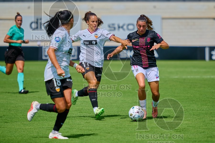 VCF Femenino v Madrid CFF, Liga F Moeve Women’s football, Valencia, Spain