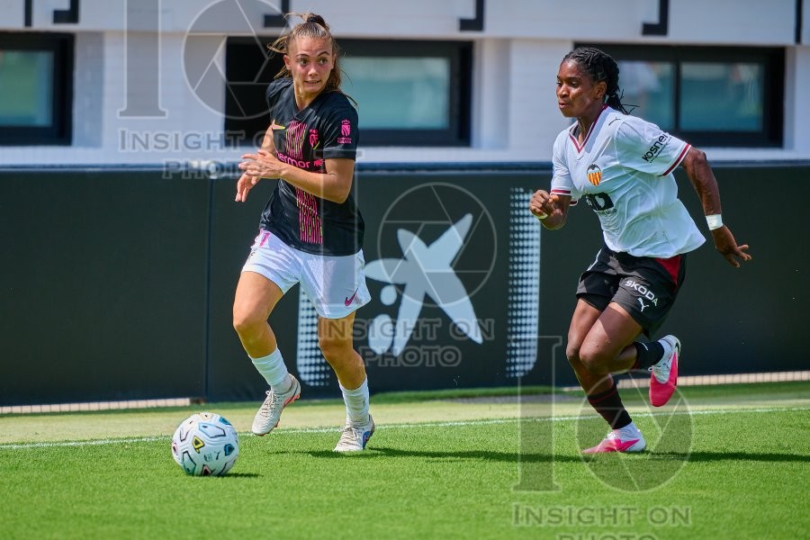 VCF Femenino v Madrid CFF, Liga F Moeve Women’s football, Valencia, Spain