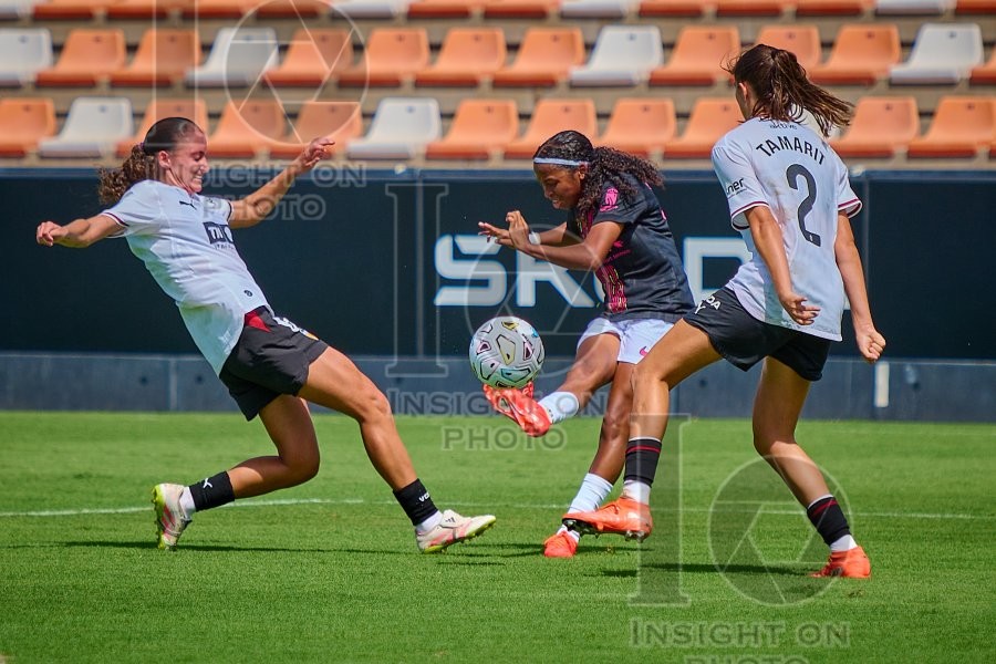 VCF Femenino v Madrid CFF, Liga F Moeve Women’s football, Valencia, Spain