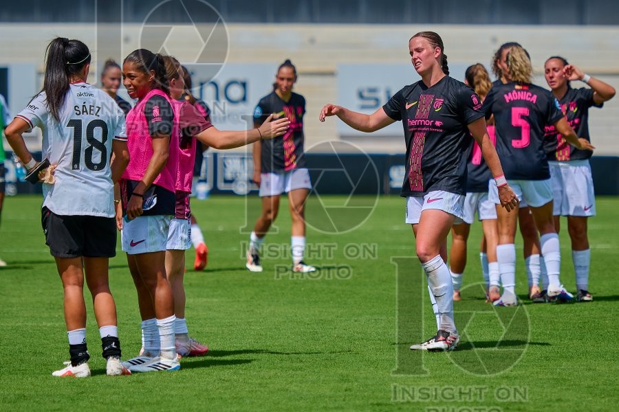 VCF Femenino v Madrid CFF, Liga F Moeve Women’s football, Valencia, Spain