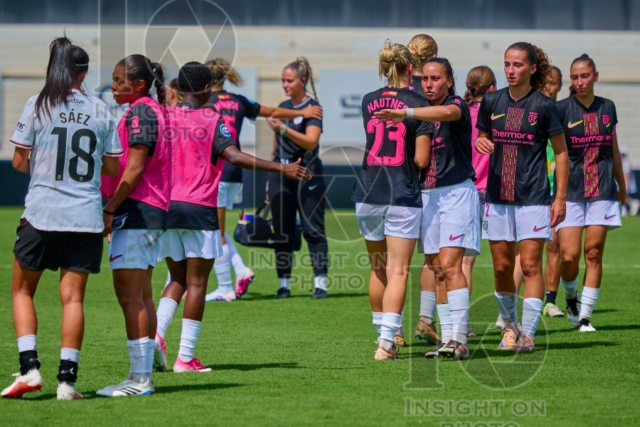 VCF Femenino v Madrid CFF, Liga F Moeve Women’s football, Valencia, Spain