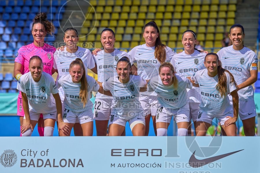 FC Badalona Women v Real Sociedad, Liga F Women’s football, Girona, Spain