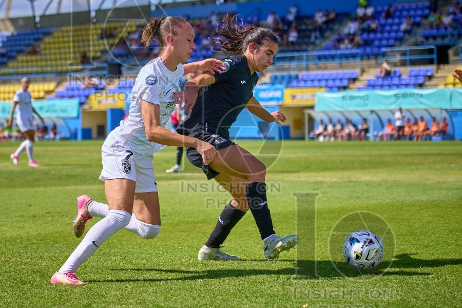 FC Badalona Women v Real Sociedad, Liga F Women’s football, Girona, Spain