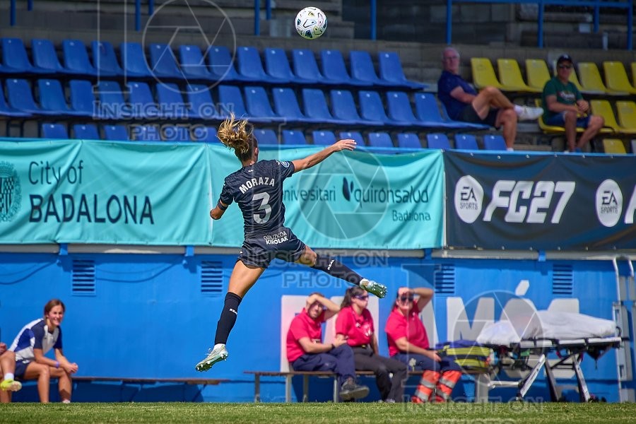 FC Badalona Women v Real Sociedad, Liga F Women’s football, Girona, Spain