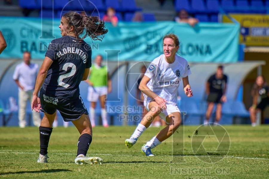 FC Badalona Women v Real Sociedad, Liga F Women’s football, Girona, Spain
