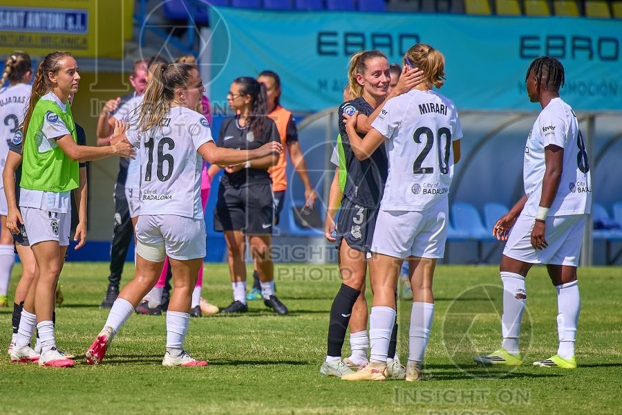 FC Badalona Women v Real Sociedad, Liga F Women’s football, Girona, Spain