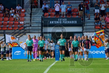 VCF Femenino v Madrid CFF, Liga F Moeve Women’s football, Valencia, Spain